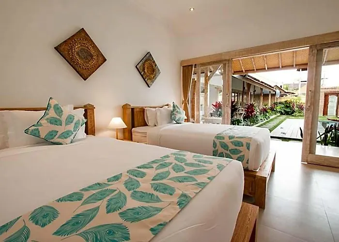 ホテル Peaceful Fancy Twin Bed With Pool In Canggu