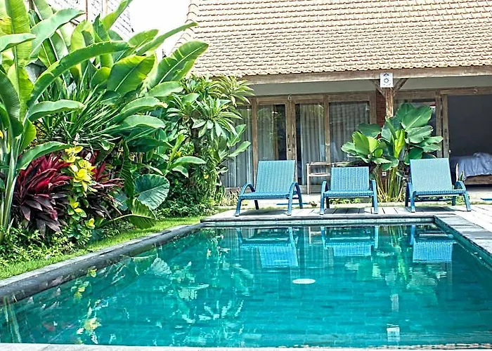 Peaceful Fancy Twin Bed With Pool In Canggu ホテル 3*